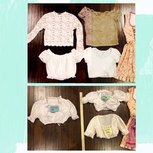 Assorted dirndl crop top shirts sold separately